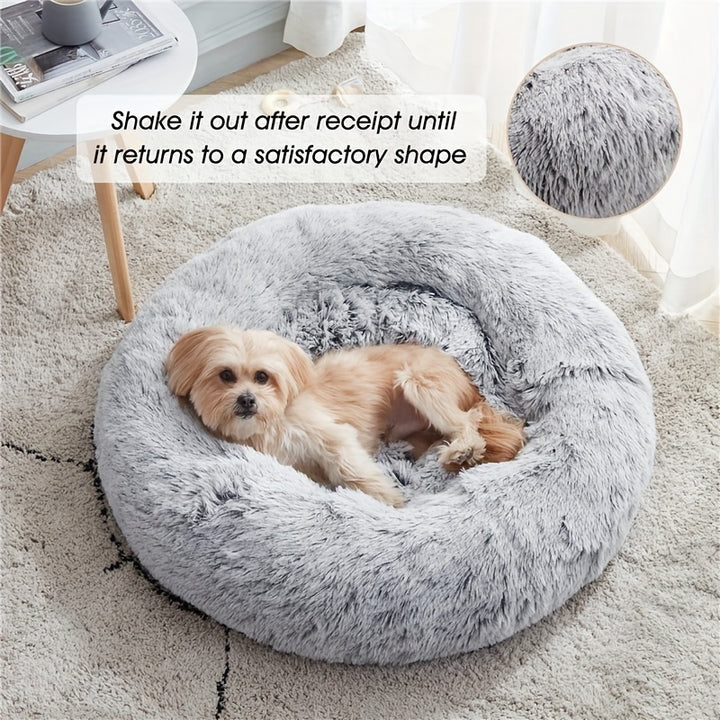 Cozy Paws Calming Donut Bed