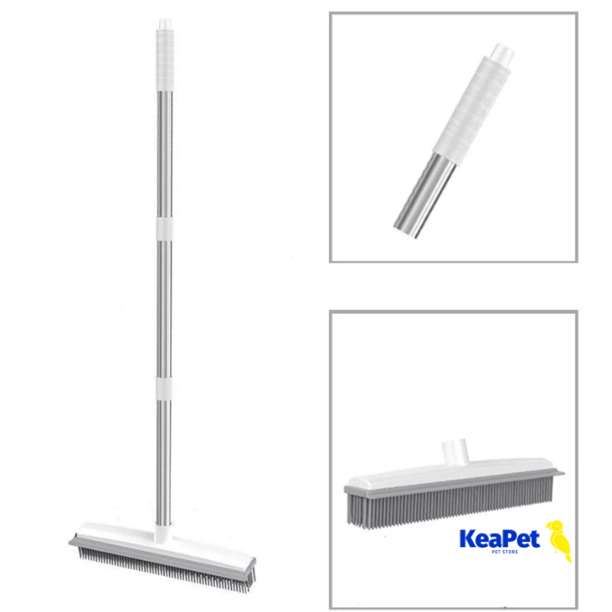 PetPro Sweep – Rubber Broom with Squeegee