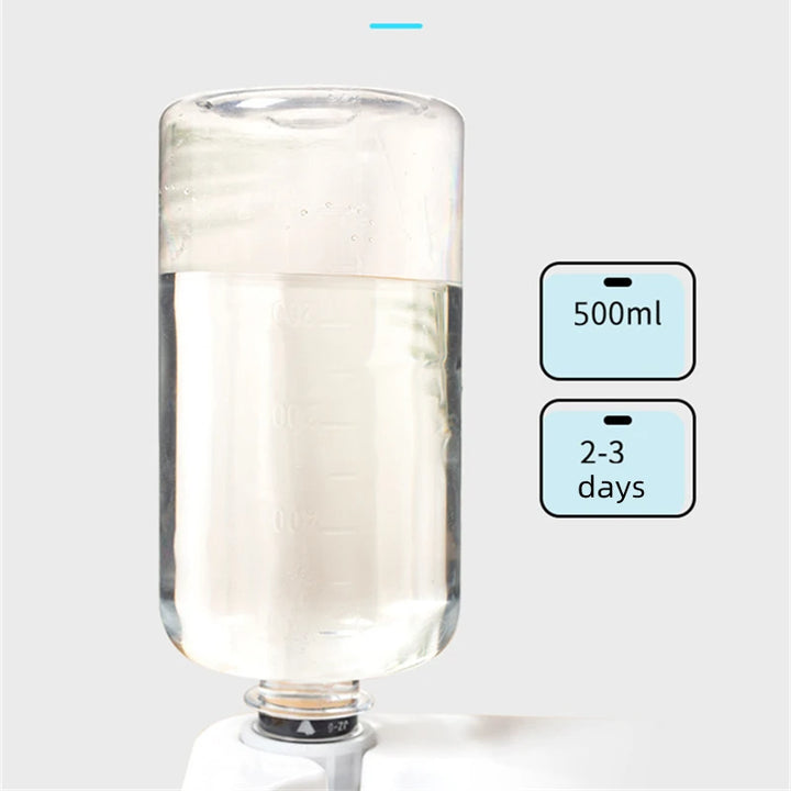 2-in-1 Pet Feeding Bowl with Automatic Water Dispenser