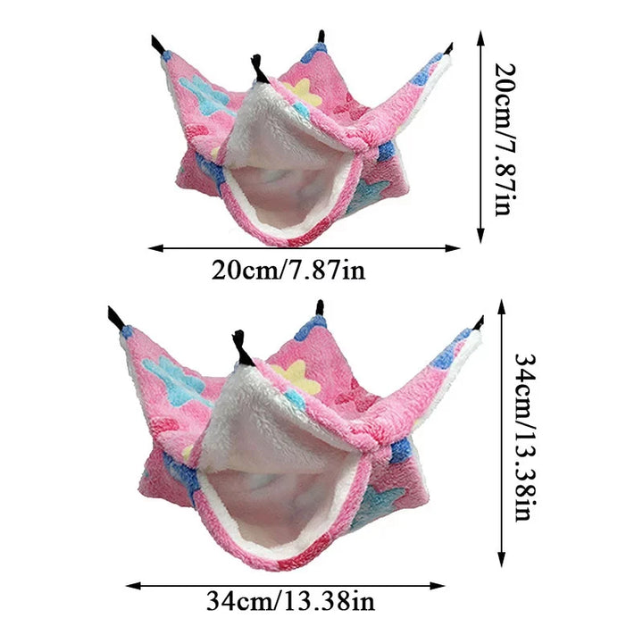 Double Thick Plush Hammock for Rats