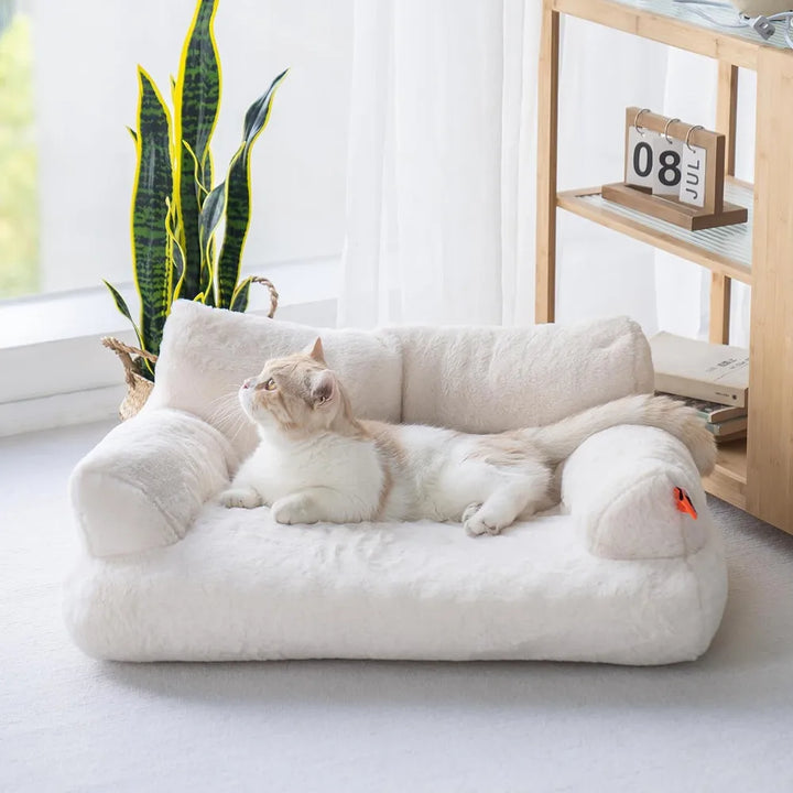 Cat Couch Bed | Washable Cat Beds for Medium Small Dogs & Cats