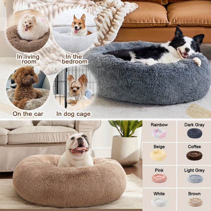 Cozy Paws Calming Donut Bed